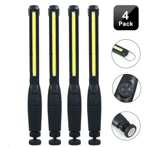 פנס COB LED נטען USB - מנורת עבודה מגנטית