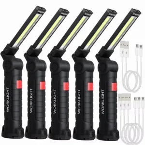 פנס COB LED נייד נטען USB - אור עבודה מגנטי