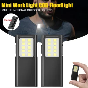 פנס COB נטען USB- 4 מצבי תאורה- EDC לקמפינג