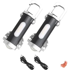 פנס LED COB נטען - נייד ושימושי לקמפינג