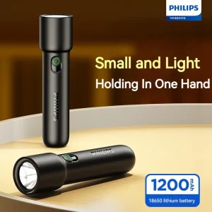 פנס LED נטען נייד Philips 2025 - הגנה עצמית