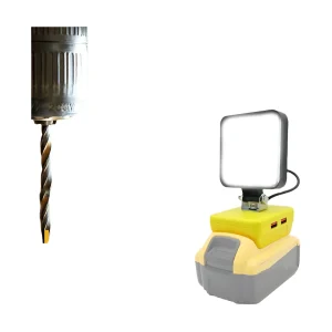 פנס LED נטען - תואם סוללות 18V - עבודה בשטח