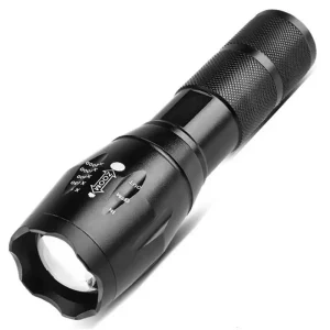 פנס T6 עוצמתי - אלומיניום LED טלסקופי נטען