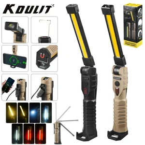 פנס הצפה נייד KDULIT Fold LED - אור חזק ועבודה נוחה