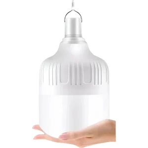 פנס חירום LED נטען USB - קמפינג, בית, נייד