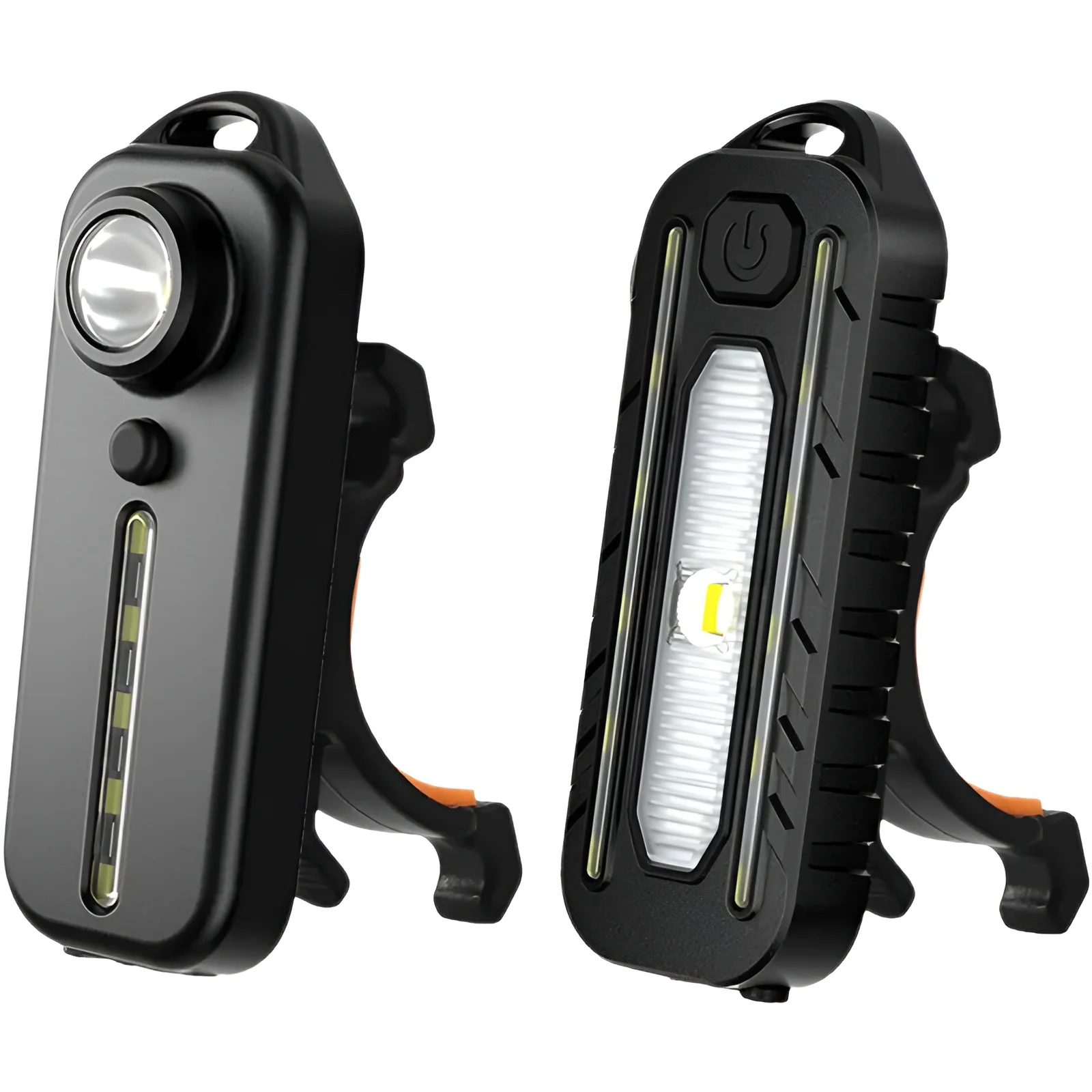 פנס טקטי כתף LED אדום כחול - נטען USB