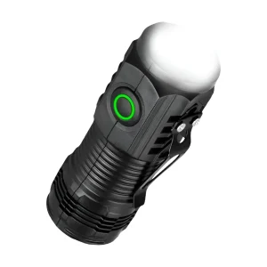 פנס טקטי מיני נטען - 3 ליבות LED - עוצמתי
