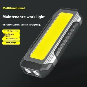 פנס עבודה LED COB מגנטי נייד- 4000mAh