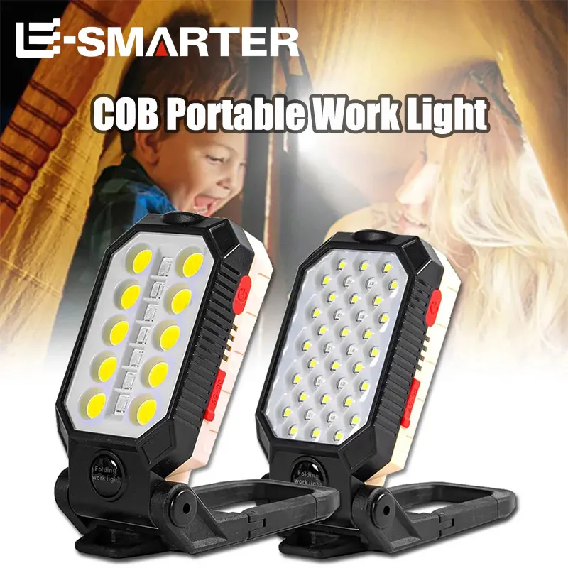פנס עבודה נייד נטען USB - ESMARTER COB