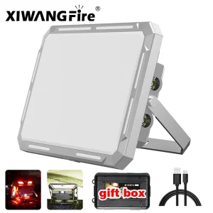 פנס קמפינג סופר בהיר נטען- מנורת עבודה ניידת