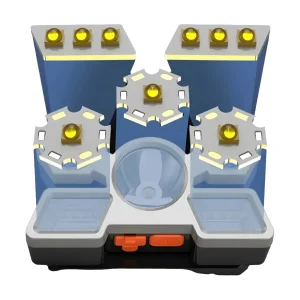 פנס ראש LED חזק - נטען, דייג וקמפינג