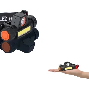 פנס ראש LED נטען עמיד למים- לקמפינג וריצה