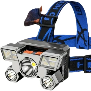 פנס ראש נטען דיג - 5 LED חזק , Nitecore