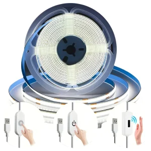פס לד COB USB 5V - 320 LED, דימר, גמיש- קישוט חדר