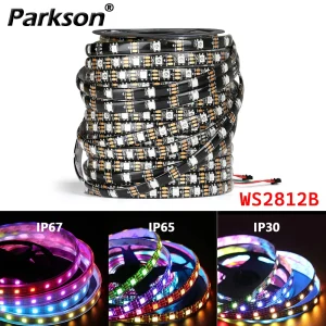 פס לד WS2812B RGB חכם - ניתן לכתובת IP30,65,67