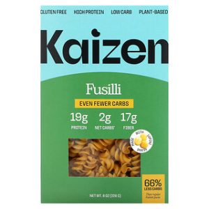 פסטה פוזילי קייזן טבעונית ללא גלוטן 8oz - חלבון גבוה