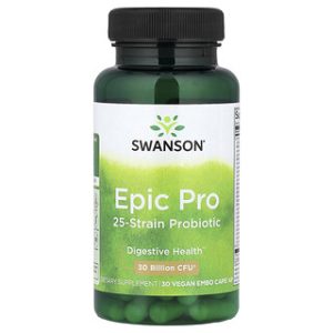 פרוביוטיקה Swanson Epic Pro 25 זנים - 30 כמוסות טבעוניות