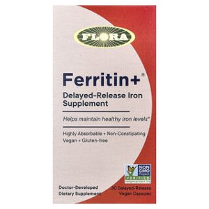 פרריטין Flora Ferritin+® - 30 כמוסות טבעוניות