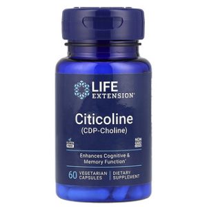 ציטיכולין Life Extension - 60 כמוסות צמחוניות - 250 מ"ג