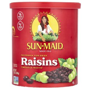 צימוקים אורגניים Sun-Maid - 369 גרם - קליפורניה