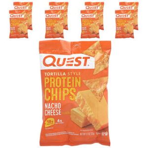 צ'יפס חלבון נאצ'ו צ'יז - Quest Nutrition - 8 שקיות