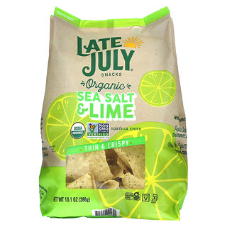 צ'יפס טורטייה אורגני Late July - מלח ים וליים