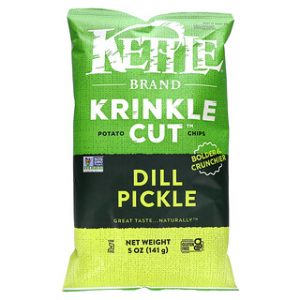 צ'יפס תפוחי אדמה קרינקל דיל פיקל - Kettle Foods 141 גרם
