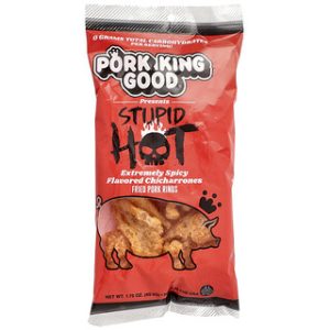 צ'יצ'רונס חריפים Pork King Good - אש לוהטת! 49.5 גרם