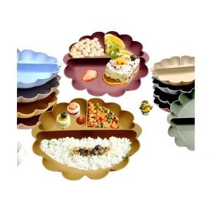 צלחת סיליקון לתינוקות עם תחתית הצמדה- קל לניקוי