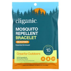 צמיד דוחי יתושים Cliganic - 10 יחידות - מידה אחת