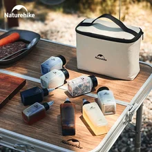 צנצנות תבלינים ניידות Naturehike - סט קמפינג לבישול