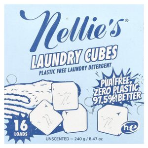 קוביית כביסה Nellie's - נטולת ריח - 16 פעמים - 240 גרם