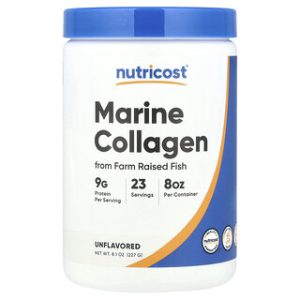קולגן ימי Nutricost - 227 גרם - דגים ממקורות בר קיימא