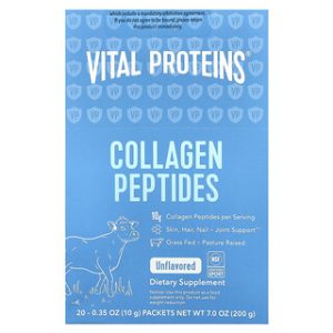קולגן פפטידים Vital Proteins - 20 מנות ללא טעם