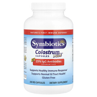 קולוסטרום פלוס® , Symbiotics , 240 כמוסות טבעוניות