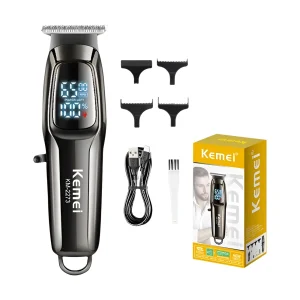 קוצץ שיער חשמלי Kemei KM-2273 נטען - תצוגת LCD