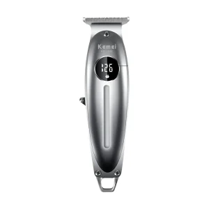 קוצץ שיער מקצועי Kemei KM-1948 - מתכת ו-LED