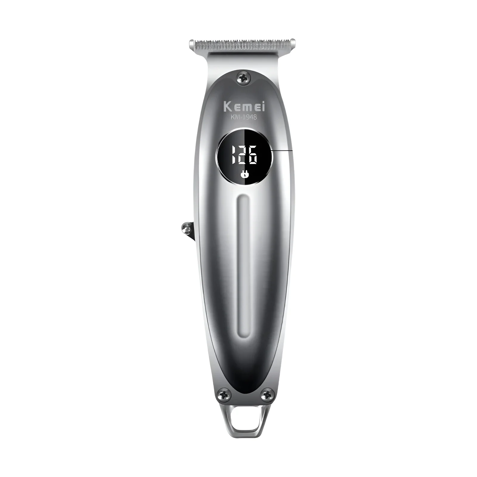 קוצץ שיער מקצועי Kemei KM-1948 - מתכת ו-LED