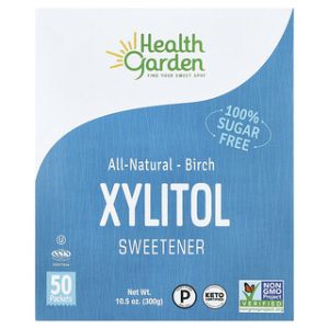 קסילטול טבעי ממקור ליבנה - 50 שקיקים - Health Garden