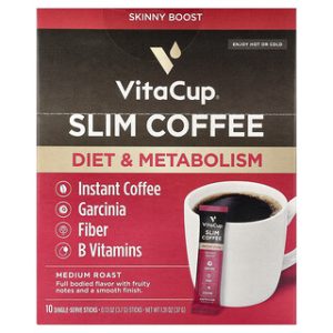 קפה הרזיה VitaCup Slim - קלייה בינונית - 10 מנות