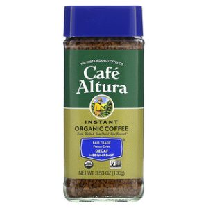 קפה נמס אורגני Decaf - Cafe Altura - קלייה בינונית - 100 גרם