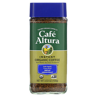 קפה נמס אורגני Decaf - Cafe Altura - קלייה בינונית - 100 גרם