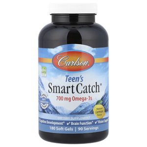 קרלסון- תוסף תזונה Teens Smart Catch - לימון טבעי