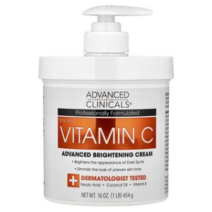 קרם הבהרה ויטמין C Advanced Clinicals - 454 גרם