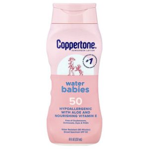 קרם הגנה Coppertone Water Babies SPF 50 - 237 מ"ל