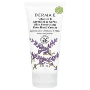 קרם ידיים שיאה DERMA E - ויטמין E, לבנדר, 56 גרם