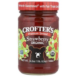 ריבת תות אורגנית פרימיום - Crofters - 468 גרם