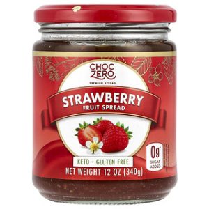 ריבת תות שדה ללא סוכר ChocZero - 12oz (340g)