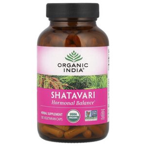 שאטווארי - כמוסות צמחית אורגנית Organic India - 180 יח'