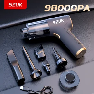 שואב אבק לרכב נייד - מיני אלחוטי USB - 98000PA
